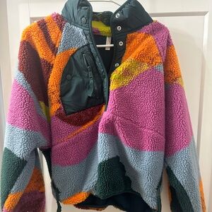 Free People Hit the slopes Sweater Jacket Fleece